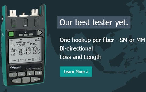 澳大利亚翠鸟Kingfisher 发布全新光纤损耗/长度测试仪