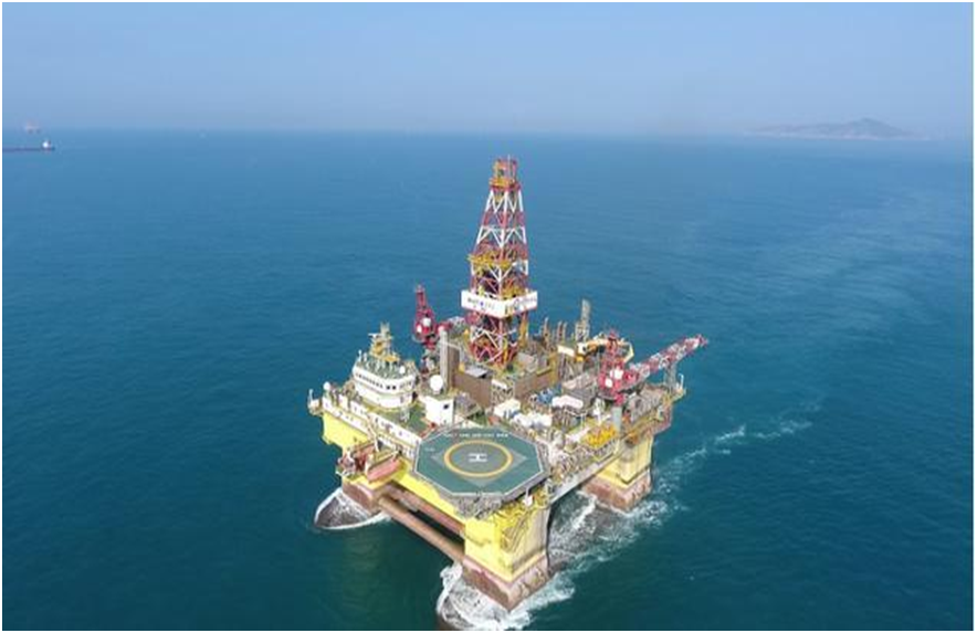 南海航拍“深水明珠”陆丰22-1油田：攻克高难技术，十年再放光华